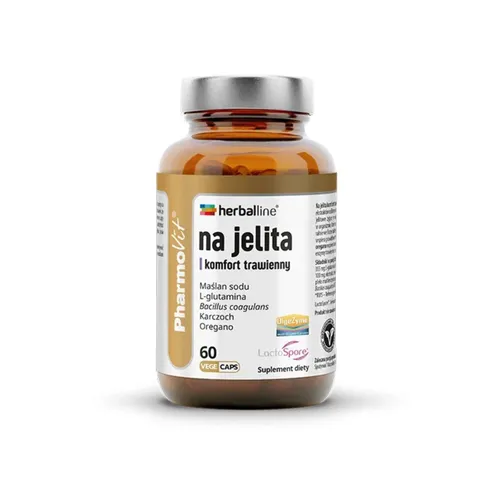 PharmoVit Herballine Na jelita komfort trawienny, 60 kapsułek