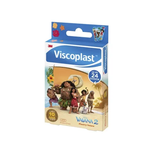 Viscoplast Vaiana 2 - plastry dla dzieci 72 mm x 25 mm, 10 sztuk