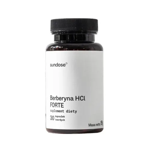 SUNDOSE Berberyna HCL Forte, 30 kapsułek