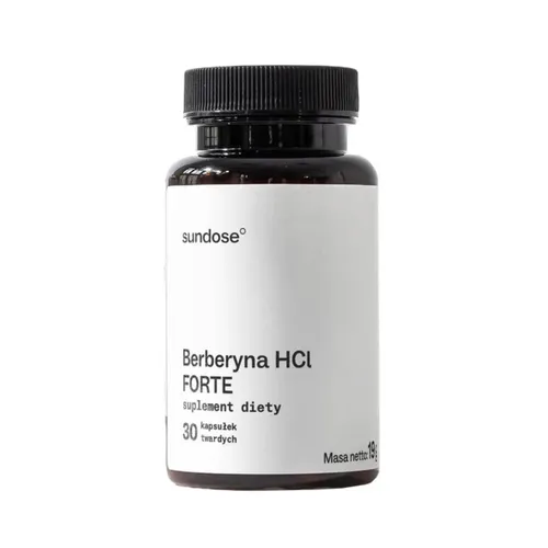 SUNDOSE Berberyna HCL Forte, 60 kapsułek
