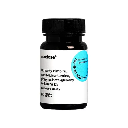 SUNDOSE For First Aid Immunity, 60 kapsułek