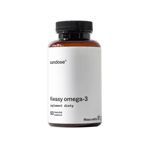 SUNDOSE Kwasy Omega-3, 60 kapsułek