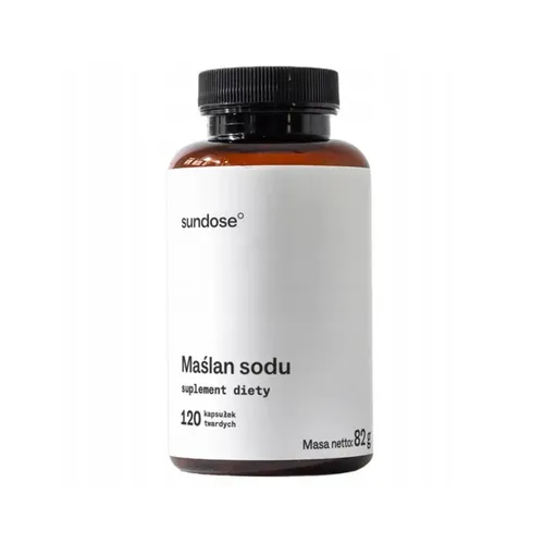 SUNDOSE Maślan Sodu, 120 kapsułek