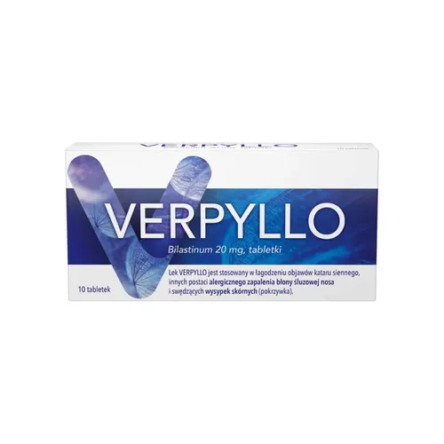 Verpyllo 20 mg, 10 tabletek