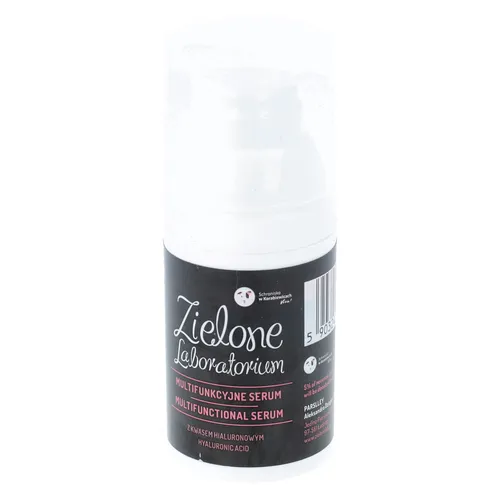 Zielone Laboratorium - multifunkcyjne serum z kwasem hialuronowym, 30 ml (Data ważności: 31.07.2026)
