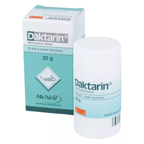 Daktarin 20 mg/g, puder leczniczy, 20 g