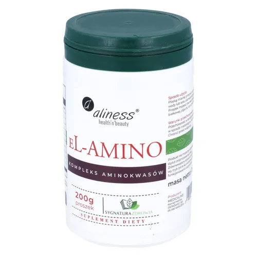 Aliness El-Amino, proszek, 200 g (Data ważności: 31.10.2026)