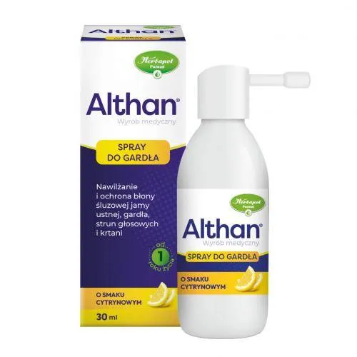 Althan, spray do gardła, 30 ml (Data ważności: 30.09.2026)