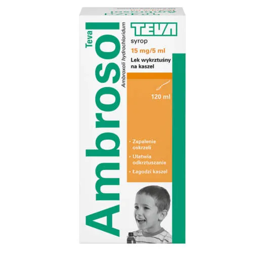 Ambrosol 15 mg/5 ml, 120 ml (Data ważności: 31.10.2026)