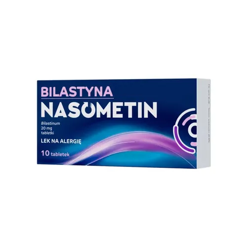 Nasometin Bilastyna 20 mg, 10 tabletek
