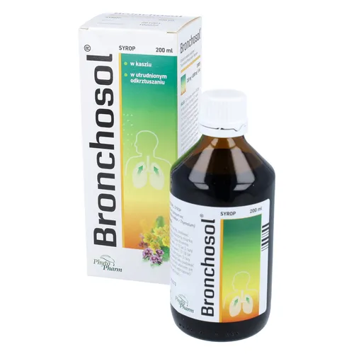 Bronchosol, syrop, 200 ml (Data ważności: 31.10.2026)