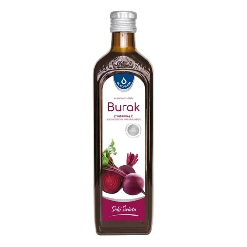 Oleofarm - sok z buraka z witaminą C, 490 ml