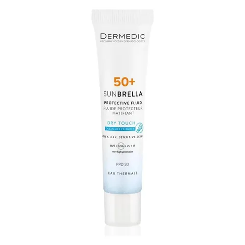 DERMEDIC SUNBRELLA - matujący krem ochronny SPF 50+ PPD 30, 40 ml