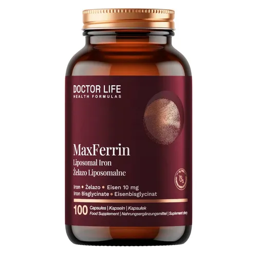 Doctor Life MaxFerrin 10 mg, 100 kapsułek