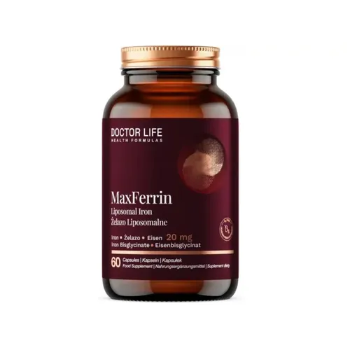 Doctor Life MaxFerrin 20 mg, 60 kapsułek