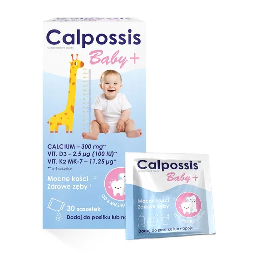 Domowa Apteczka, Calpossis Baby+, 30 saszetek (Data ważności: 31.10.2026)