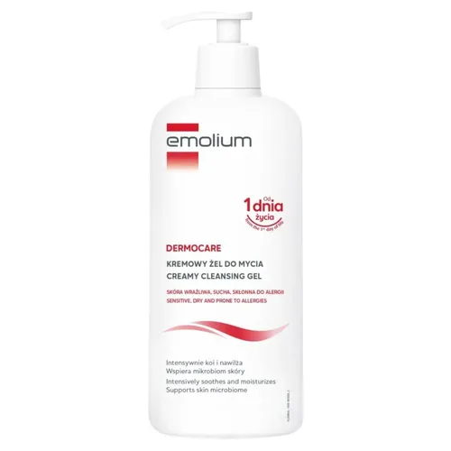 Emolium Dermocare - kremowy żel do mycia, 400 ml