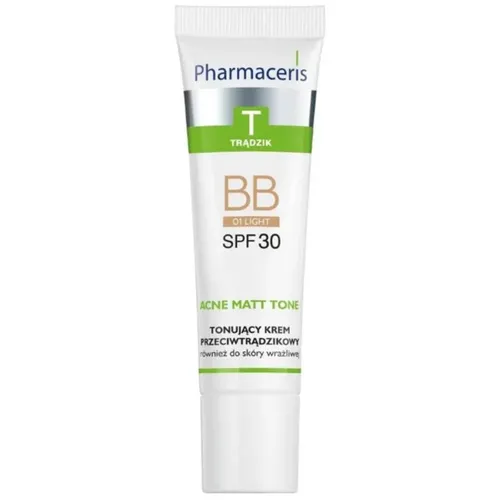 Pharmaceris T Acne Matt Tone BB - tonujący krem przeciwtrądzikowy, 01 light, SPF 30, 30 ml