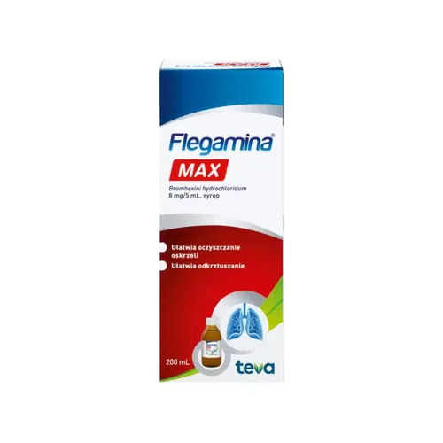 Flegamina Max 8 mg/5 ml, 200 ml
