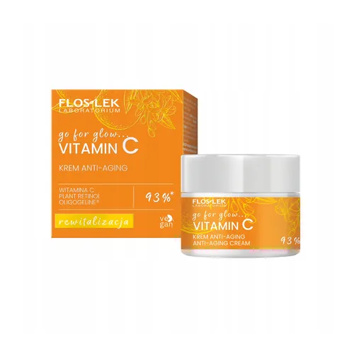 Flos Lab - Vitamin C, krem anti-aging, 50 ml (Data ważności: 30.09.2026)