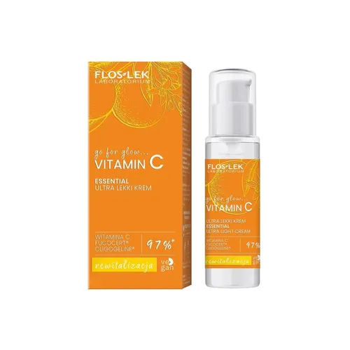 Flos Lab - Vitamin C, krem ultra lekki, 30 ml (Data ważności: 30.09.2026)