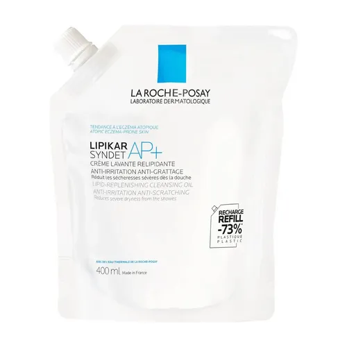 La Roche-Posay Lipikar Syndet AP+ - krem myjący do ciała uzupełniający poziom lipidów, od urodzenia, 400 ml