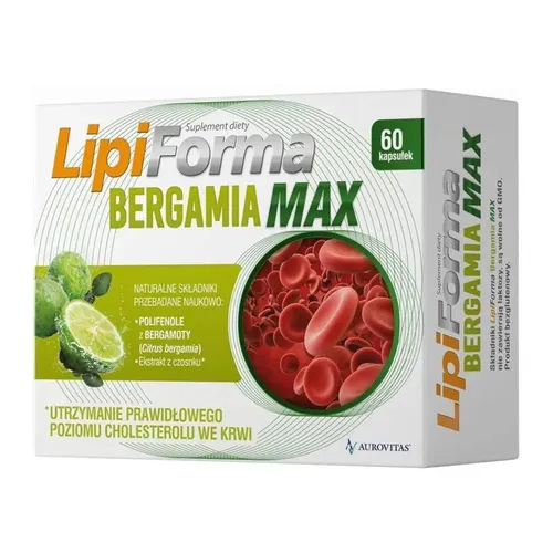 Lipiforma Bergamia Max, 60 kapsułek