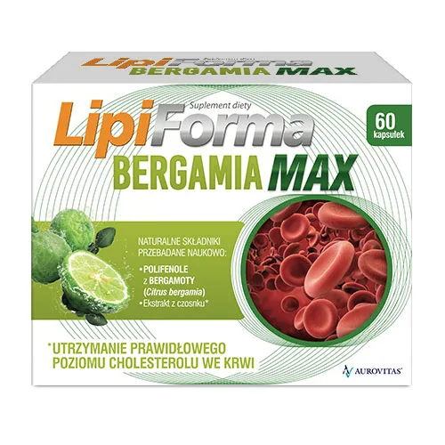 Lipiforma Bergamia Max, 60 kapsułek