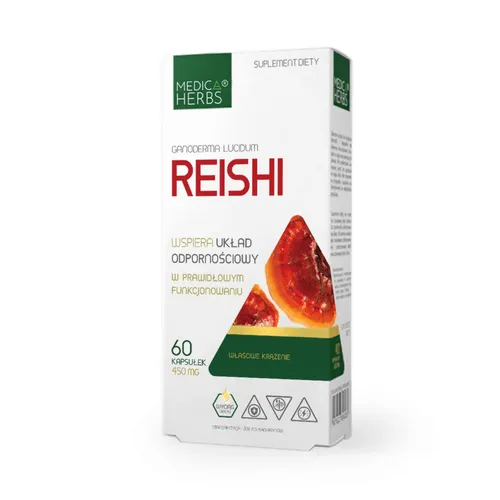 Medica Herbs Reishi, 60 kapsułek