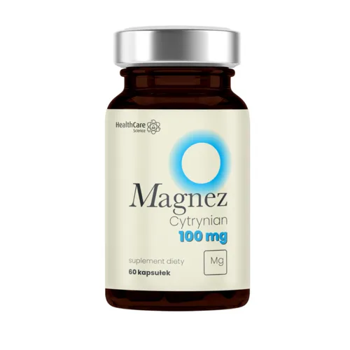 Health Care, Magnez Cytrynian 100 mg, 60 kapsułki