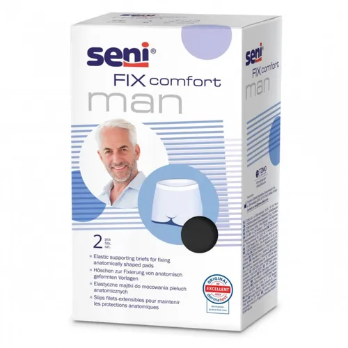 Seni Fix Comfort - majtki mocujące dla mężczyzn, rozmiar L, 2 sztuki
