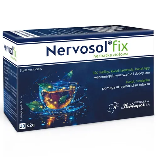 Nervosol fix, herbatka ziołowa, 2 g x 20 saszetek
