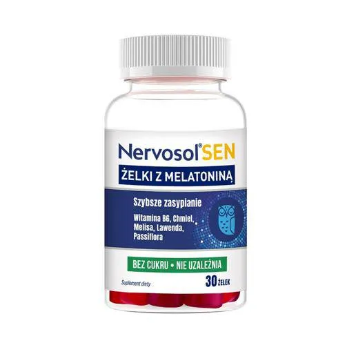 Nervosol Sen, żelki z melatoniną, 30 żelek