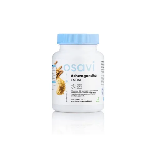 Osavi Ashwagandha Extra 400 mg, 60 kapsułek (Data ważności: 31.10.2026)