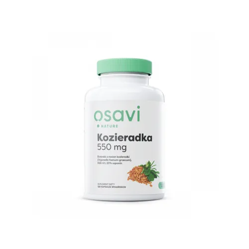 Osavi Kozieradka 550 mg, 120 kapsułek (Data ważności: 30.09.2026)