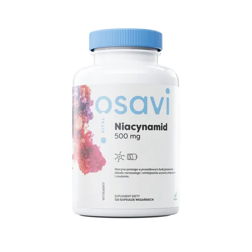 Osavi Niacynamid 500 mg, 60 kapsułek (Data ważności: 30.09.2026)