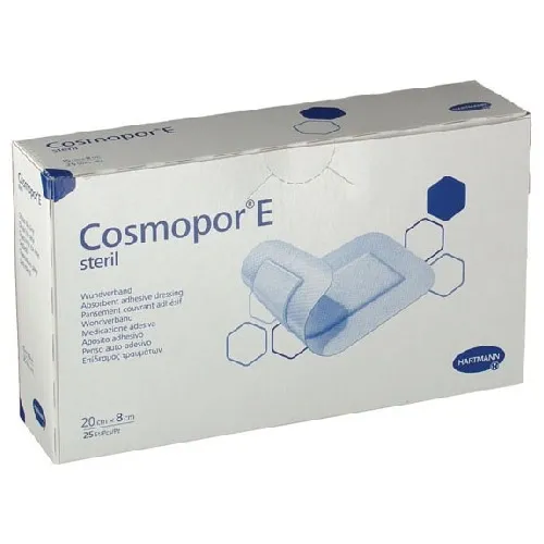 Opatrunek jałowy - COSMOPOR, 20 cm x 8 cm, 25 sztuk (Data ważności: 01.10.2026)