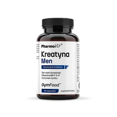 PharmoVit Kreatyna Men, 125 kapsułek