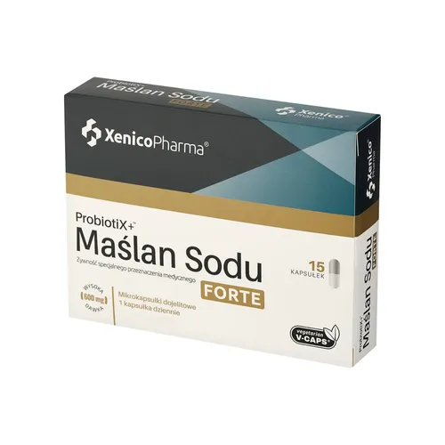 Xenico ProbiotiX+ Maślan Sodu Forte, 15 kapsułek