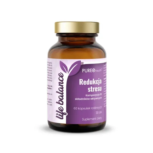 Pureo Health Life balance Redukcja stresu, 60 kapsułek (Data ważności: 31.10.2026)