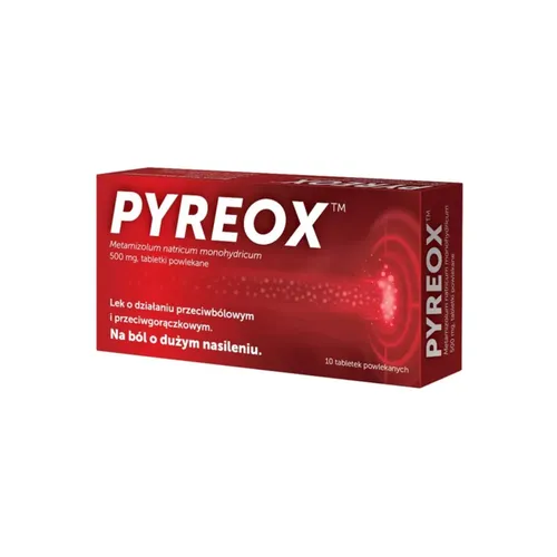 Pyreox 500 mg, 10 tabletek (Data ważności: 31.10.2026)