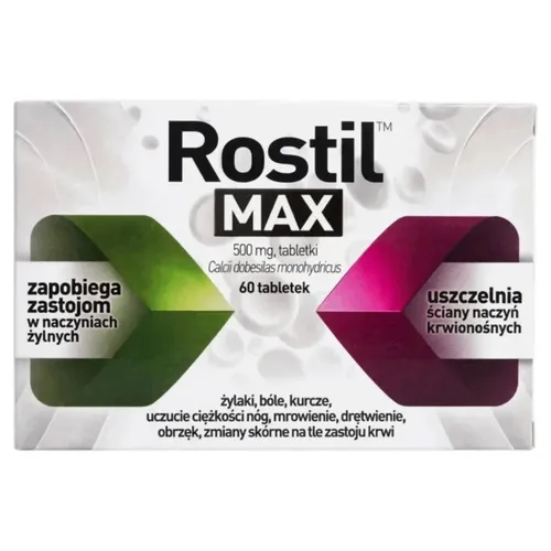 Rostil Max 500 mg, 60 tabletek