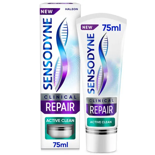 SENSODYNE Clinical Repair Active Clean - pasta do zębów nadwrażliwych, 75 ml