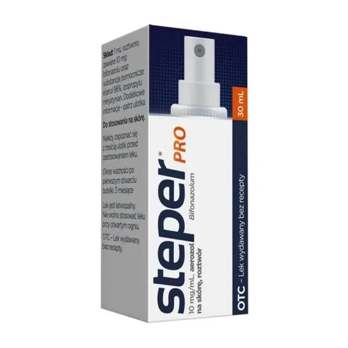 Steper Pro 10mg/ml, aerozol na skórę, 30 ml