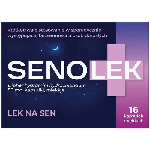 Senolek 50 mg, 16 kapsułek