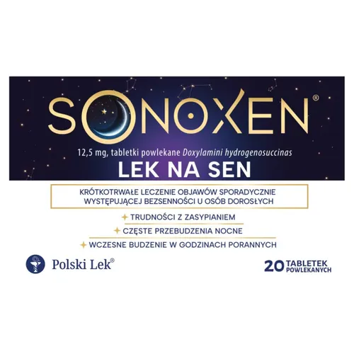 Sonoxen 12,5 mg, 20 tabletek