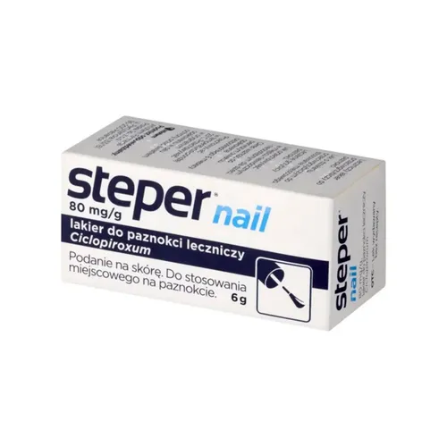 Steper Nail 80 mg/g, lakier do paznokci leczniczy, 6 g