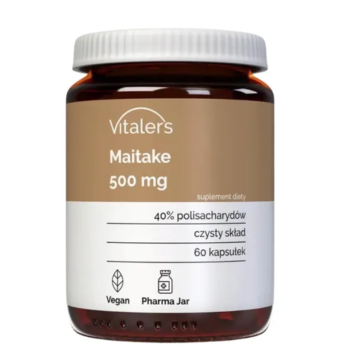 Vitaler's Maitake 500 mg, 60 kapsułek