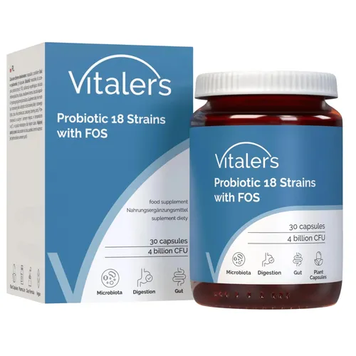 Vitaler's Probiotyk 18 szczepów z FOS, 30 kapsułek