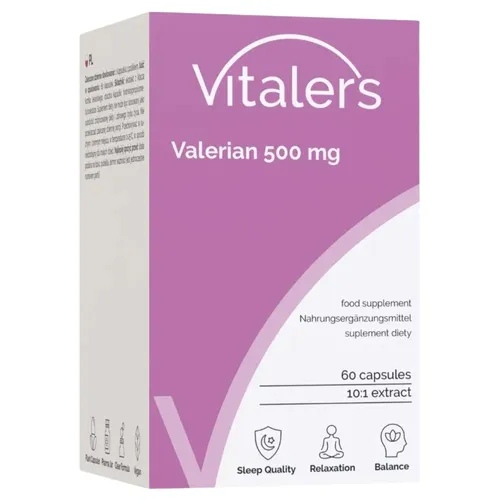 Vitaler's Waleriana 500 mg, 60 kapsułek